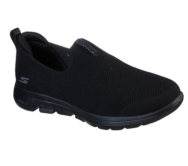 Zapatillas Para Caminar Skechers Mujer - GOwalk 5 Negro TNBKV0958